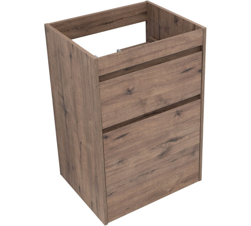Тумба под раковину Aquanet Токио 58 дуб веллингтон (напольная 2 ящика)