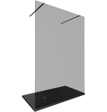 Душевая перегородка Allen Brau Infinity 2 140 3.21050.BA.T серебро браш