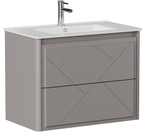 Тумба под раковину Allen Brau Paris 80 1.360001.PGM платина матовый