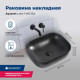 Раковина накладная Aquanet Lake-1-MB 39,5 черный