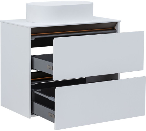 Тумба под раковину Allen Brau Activity 80 1.34012.WM белый матовый/олива браш