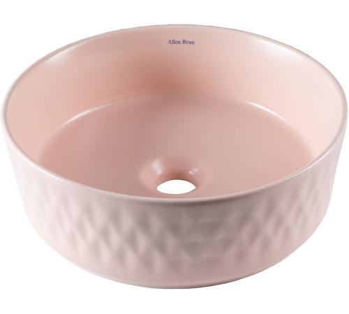 Раковина накладная Allen Brau Fantasy Romb 36 4.11033.SM розовый