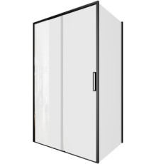 Душевой уголок Aquanet Pleasure Evo 120x80 AE65-120x80-BT профиль черный, прозрачное стекло