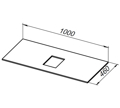 Столешница Allen Brau Infinity 100 1.21012.ON оникс