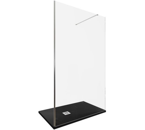 Душевая перегородка Allen Brau Infinity 1 120 3.21019.BA серебро браш