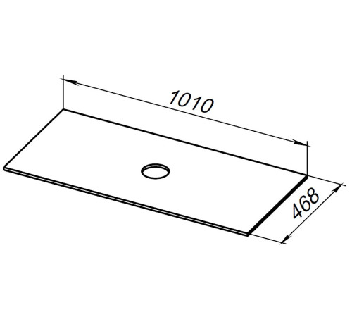 Столешница Allen Brau Fantasy 100 1.11010.K белый камень