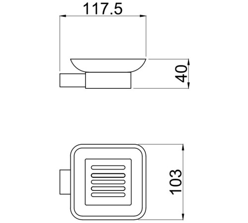 Мыльница Allen Brau Infinity 6.21004-00 белый/хром