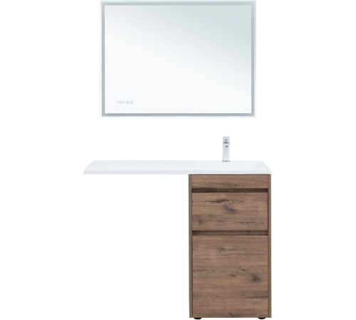 Тумба под раковину Aquanet Токио 48 дуб веллингтон (напольная 2 ящика)