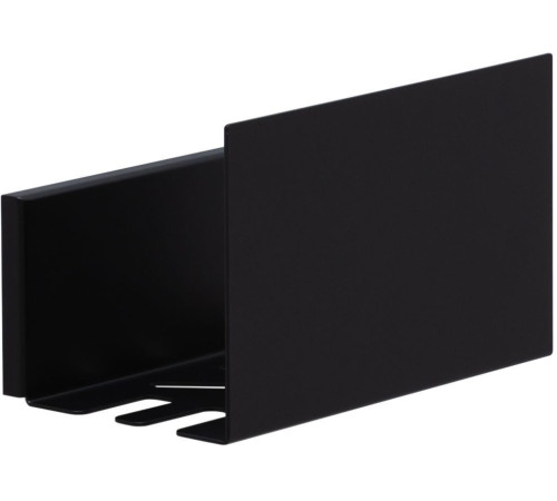 Полка Aquanet Магнум 20x12 черная матовая