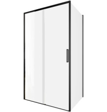 Душевой уголок Aquanet Pleasure Evo 110x80 AE65-110x80-BT профиль черный, прозрачное стекло
