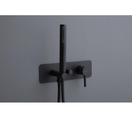 Смеситель для душа Allen Brau Priority 5.31009-31 (с внутренней частью, 2 хода) черный матовый