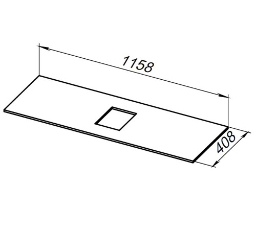 Столешница Allen Brau Priority 120 1.31012.DG-S пепел структ