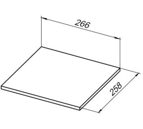 Полка для стеллажа Allen Brau Liberty 30 1.33009.M мрамор