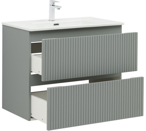 Тумба под раковину Aquanet Джейн (Flat) 80 мисти грин