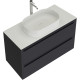 Тумба под раковину Allen Brau Fantasy 80 1.11001.AM 2.0 антрацит матовый
