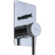 Смеситель для душа Allen Brau Priority X2 5.31011-00 (с внутренней частью, 2 выхода) хром