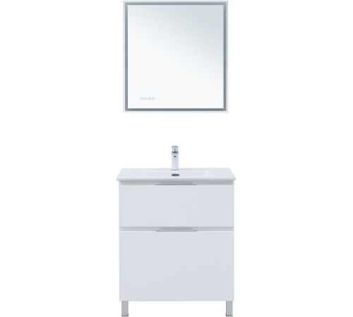 Тумба под раковину Aquanet Алвита New 70 напольная, белый матовый