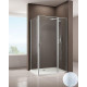 Душевой уголок Allen Brau Priority 100x90 3.31005.BA + 3.31017.BA серебро браш