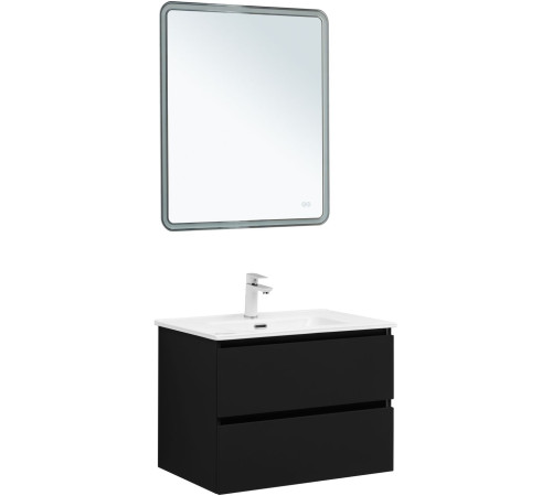 Тумба под раковину Aquanet Вега 2.0 70 черный