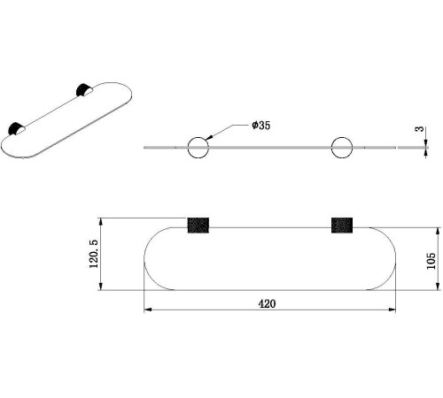 Полочка Allen Brau Priority 4.0 6.31C13-MG графит браш