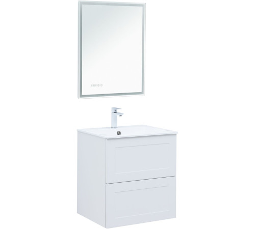 Тумба под раковину Aquanet Терра 60 белый матовый