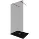 Душевая перегородка Allen Brau Infinity 2 100 3.21042.60.T медь браш