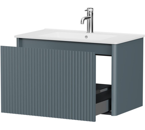 Тумба под раковину Allen Brau Gravity 80 1.370017.BGM синий матовый