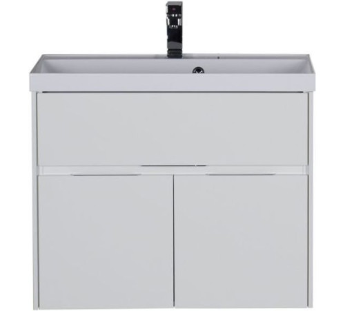 Тумба с раковиной Aquanet Латина 80 белый