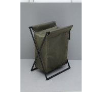 Корзина для белья Allen Brau Priority черный/оливковый