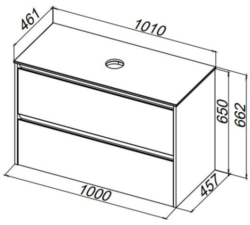 Тумба под раковину Allen Brau Activity 100 1.34014.CGM олива матовый/олива браш