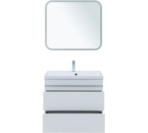 Тумба под раковину Aquanet Нота New 75 белый глянец