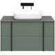 Тумба под раковину Allen Brau Reality 90 1.32006.CGM олива матовый
