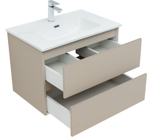 Тумба под раковину Aquanet Вега 2.0 70 бежевый