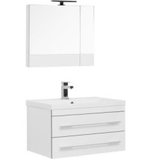 Мебель для ванной Aquanet Верона 75 белый (подвесной 2 ящика)