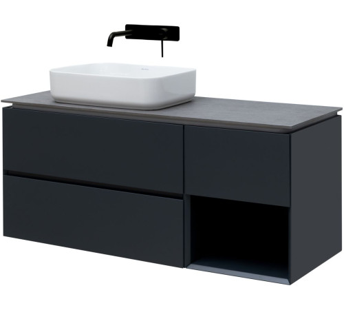 Тумба под раковину Allen Brau Infinity 120 1.21005.AM L антрацит матовый