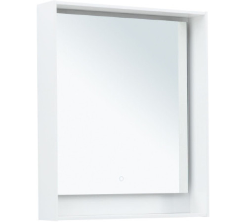 Зеркало Aquanet Милан 70 белый глянец