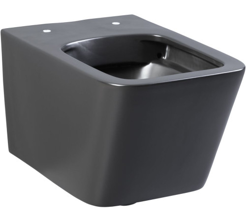 Унитаз подвесной Aquanet Rimless Tavr-W BL-103N-WHT black черный матовый