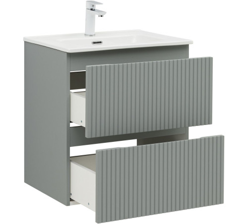 Тумба под раковину Aquanet Джейн (Flat) 60 мисти грин