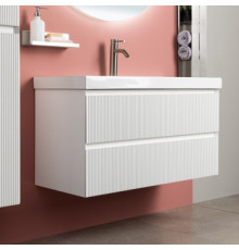 Тумба под раковину Aquanet Альтера 100 белый матовый