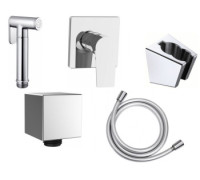 Набор смесителя с гигиеническим душем Aquanet Static 1.03 (с внутренней частью)