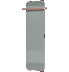 Полотенцесушитель электрический Allen Brau Infinity 120x44 с рейлингом 2.0 и креплением, медь браш