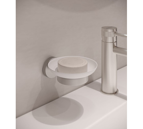 Мыльница Allen Brau Priority 6.31005-BN белый/никель браш