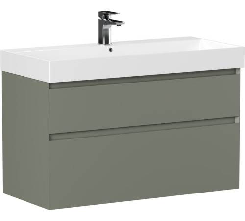 Тумба под раковину Allen Brau Infinity 100 1.210027.CGM олива матовый