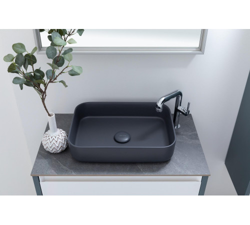 Раковина накладная Allen Brau Fantasy 50 4.11021.AN антрацит