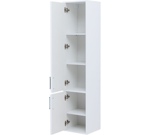 Шкаф-пенал Aquanet Бостон new L 35 белый сатин