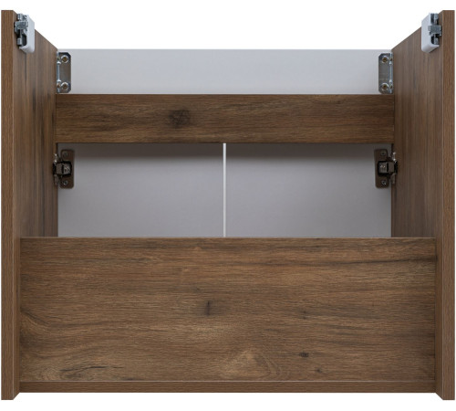 Тумба под раковину Aquanet Оптима 60 дуб рустикальный/белый сатин