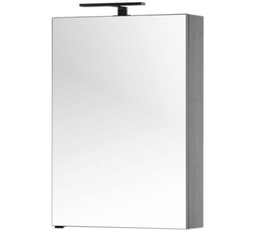 Зеркальный шкаф Aquanet Алвита 60 серый антрацит