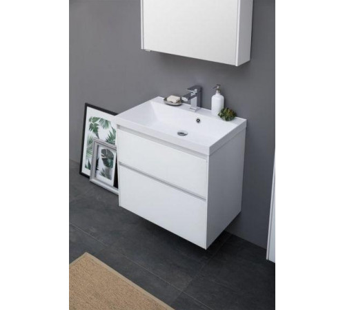 Тумба под раковину Aquanet Гласс 70 белый