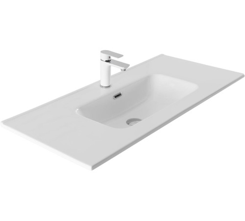 Раковина Aquanet Flat 100 белая