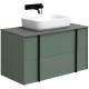 Тумба под раковину Allen Brau Reality 90 1.32006.CGM олива матовый